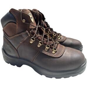 Irish Setter Ely Work Boot 6" Men's 11.5D Medium Brown Leather Soft Toe Red Wing